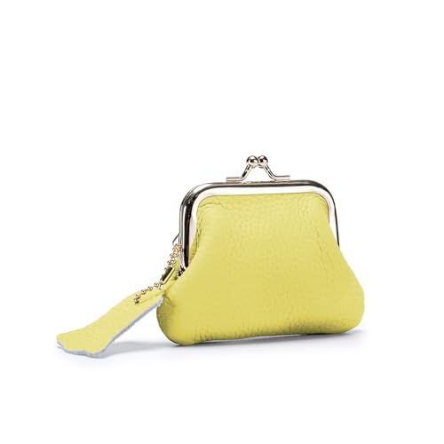 Lovely Coin Pouches Change Purse Coin Storage Bag Leather Purse Kiss Holder for Woman Girls Lovely Change Holder Leather Bag with Kiss, gelb, Mass Beauty Lovely Coin Pouches Change Purse Coin Storage Bag Leather Purse Kiss Holder for Woman Girls Lovely Change Holder Leather Bag with Kiss, gelb, Mass Beauty von Uqezagpa