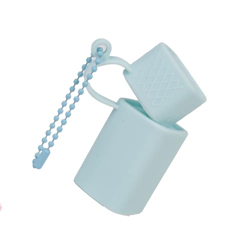 Make-up-Tasche aus Silikon für Lipgloss, organisiert, tragbar, mit Schlüsselanhänger-Aufbewahrung, organisiert für Damen und Mädchen, Reisezubehör, Silikon-Lippenstift-Organizer für Taschen, blau Make-up-Tasche aus Silikon für Lipgloss, organisiert, tragbar, mit Schlüsselanhänger-Aufbewahrung, organisiert für Damen und Mädchen, Reisezubehör, Silikon-Lippenstift-Organizer für Taschen, blau von Uqezagpa