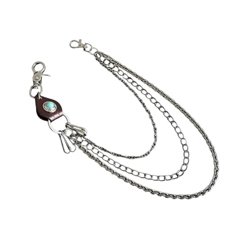 Mehrlagige, stilvolle Herren-Hosenkette mit tanzenden Würfeln und Adlerkrallen, Charm-Accessoire für Straßenparty, Jeans, Hosenkette, Einheitsgröße, Wie beschrieben, Wie beschrieben Mehrlagige, stilvolle Herren-Hosenkette mit tanzenden Würfeln und Adlerkrallen, Charm-Accessoire für Straßenparty, Jeans, Hosenkette, Einheitsgröße, Wie beschrieben, Wie beschrieben von Uqezagpa