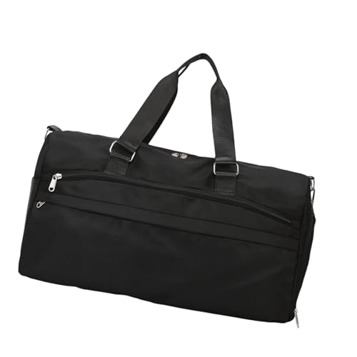 Moderne Unisex-Reisetasche mit geräumigem Fach und Schultertasche für Fitness-Enthusiasten, modischer Reise-Organizer mit Fächern, Schwarz , Mass Beauty von Uqezagpa