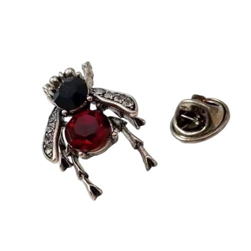 Modische Bienen-Form, emaillierte Anstecknadel, Legierung, Schal-Clip mit Strasssteinen, Accessoire für formelle Veranstaltungen und den täglichen Gebrauch, Kristall-Brosche, Einheitsgröße, Wie von Uqezagpa