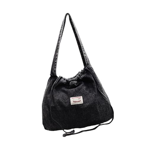 Modische Damen-Umhängetasche, einfache und praktische Shopper lässige Unterarm-Geldbörse für Pendler, Einkaufen oder Schultern, dunkelbraun, One Size von Uqezagpa