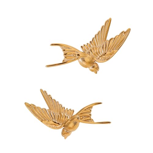 Modische Friedenstauben-Ohrstecker für Komfort und Eleganz, geeignet für Aktivitäten mit Friedensmotiv und tägliche Outfits, Edelstahl-Schmuck von Uqezagpa