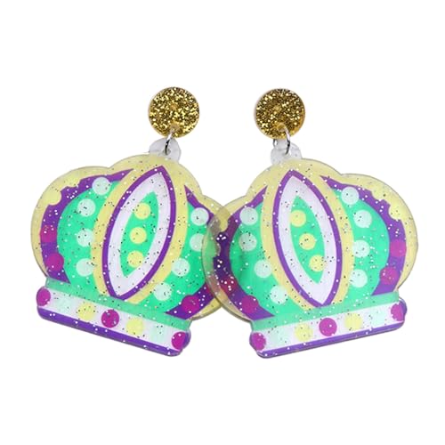 Modische Karnevals-Ohrringe, bunte baumelnde Tropfen-Ohrringe, brasilianische Sambas-Tänzerin, Ohr-Accessoires, Anhänger baumeln, Einheitsgröße, Wie beschrieben, Wie beschrieben von Uqezagpa