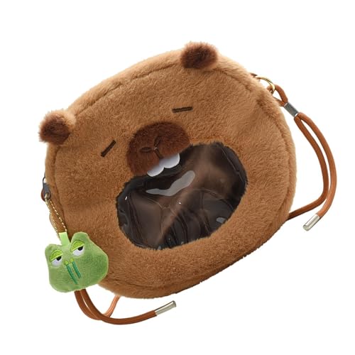 Modische Umhängetasche mit Tiercharakter, weicher Plüsch, Kinder-Umhängetasche, Reise-Geldbörse für den täglichen Gebrauch, einzigartige Stile, Handtasche Modische Umhängetasche mit Tiercharakter, weicher Plüsch, Kinder-Umhängetasche, Reise-Geldbörse für den täglichen Gebrauch, einzigartige Stile, Handtasche von Uqezagpa
