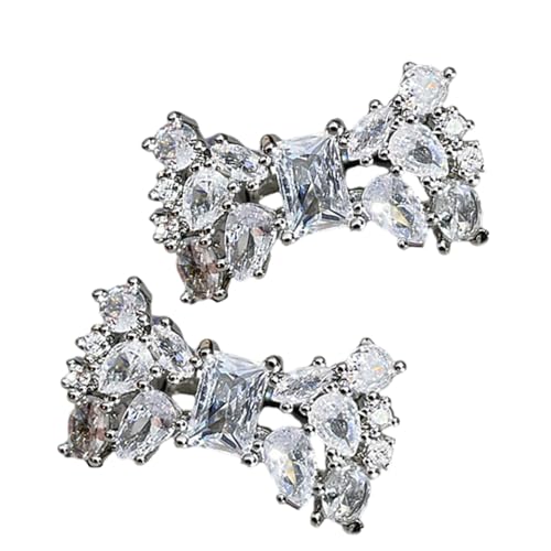 Modischer Schmetterlings-Ohrclip aus Messing für Damen, mit elegantem und individuellem Charme, ohne Piercings, für den täglichen Gebrauch von Uqezagpa