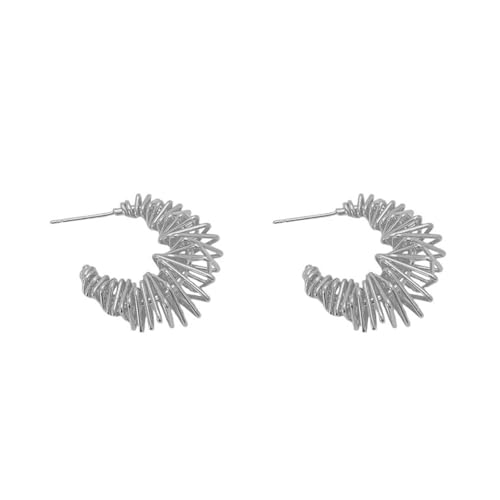 Ohrstecker, hohl, verzerrter Buchstabe C, für Frauen und Mädchen, Persönlichkeitszubehör, Ohrschmuck für Partys und Aufführungen, unregelmäßig, verzerrter Buchstabe C, Einheitsgröße, Wie beschrieben Ohrstecker, hohl, verzerrter Buchstabe C, für Frauen und Mädchen, Persönlichkeitszubehör, Ohrschmuck für Partys und Aufführungen, unregelmäßig, verzerrter Buchstabe C, Einheitsgröße, Wie beschrieben von Uqezagpa