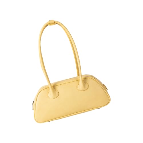 PU Leder Umhängetasche Praktisch und Elegant Büro Handtasche Stilvolle Unterarmtaschen Damen Geldbörse für verschiedene Anlässe Trendy Geldbörse, gelb, One Size PU Leder Umhängetasche Praktisch und Elegant Büro Handtasche Stilvolle Unterarmtaschen Damen Geldbörse für verschiedene Anlässe Trendy Geldbörse, gelb, One Size von Uqezagpa