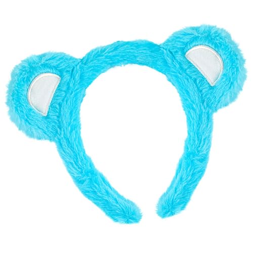 Pelziger Bärenohr-Stirnband mit verstellbarem Design für Kinder und Frauen, weiches Plüsch-Haar-Accessoire für den täglichen Gebrauch oder Partys, Bärenohren-Haarbänder von Uqezagpa