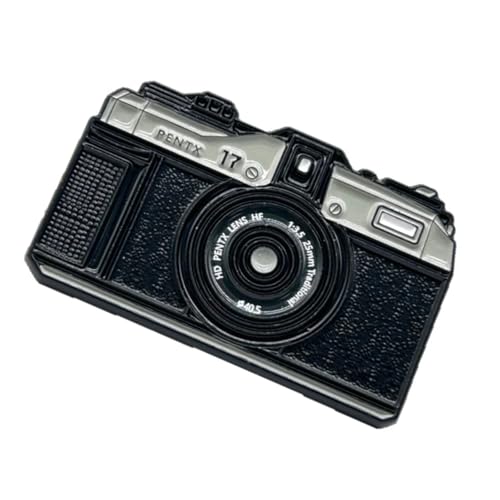 Praktische Anstecknadeln in Filmkamera-Form, modische Brosche, funkelnde Damenbekleidung, Schmuck, geeignet für verschiedene Anlässe, Filmkamera-Anstecknadel von Uqezagpa
