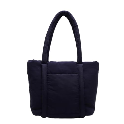 Schultertasche mit großem Fassungsvermögen für Damen, weiche Handtasche mit Tragegriff oben, für Studenten, Unterarm-Geldbörse für Pendler und Freizeit, modische Tasche, B, One Size Schultertasche mit großem Fassungsvermögen für Damen, weiche Handtasche mit Tragegriff oben, für Studenten, Unterarm-Geldbörse für Pendler und Freizeit, modische Tasche, B, One Size von Uqezagpa