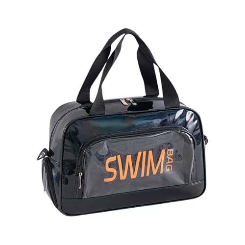 Sporttasche, große Kapazität, Reisetasche, Strandgepäck, Fitness, mit Trocken- und Nass-Trennung, Schwimmen, Fitness, Reisen, einfaches Fitnessstudio, Training, Handgepäck, Schwarz , Mass Beauty von Uqezagpa