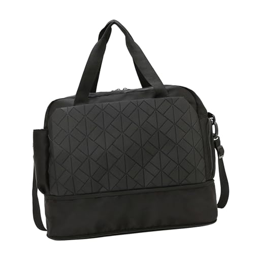 Sporttasche für Damen und Mädchen, Reisetasche, leicht, für Wochenende, wasserabweisend, Geschenk für die Nacht, Schwarz , Mass Beauty Sporttasche für Damen und Mädchen, Reisetasche, leicht, für Wochenende, wasserabweisend, Geschenk für die Nacht, Schwarz , Mass Beauty von Uqezagpa