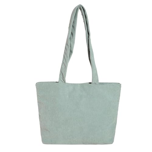 Stilvolle Damen-Unterarmtasche mit großen Funktionstaschen, Schultertasche für Einkäufe und lässige Outdoor-Aktivitäten, einfarbige Handtasche, grün, One Size von Uqezagpa