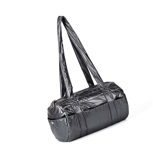 Stilvolle koreanische inspirierte PU-Umhängetasche mit großem Fassungsvermögen, Unterarm-Geldbörse, modische Handtasche für den täglichen Gebrauch, dunkelgrau, One Size Stilvolle koreanische inspirierte PU-Umhängetasche mit großem Fassungsvermögen, Unterarm-Geldbörse, modische Handtasche für den täglichen Gebrauch, dunkelgrau, One Size von Uqezagpa