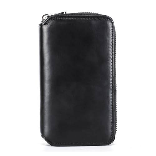 Tragbares Echtes Leder Zwei Slot Watch Beutel Aufbewahrungsbeutel Fahrtasche Organizer Für Männer Und Frauen Unisex Schmuck Kratzfester von Uqezagpa