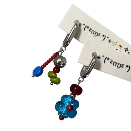 Trendige, asymmetrische Hunde-Ohrringe aus schwarzer Legierung, Schmuck für Frauen, die modische Accessoires suchen, stilvolle Haustierliebhaber-Ohrringe, Einheitsgröße, Wie beschrieben, Wie von Uqezagpa