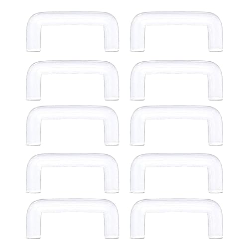 U-förmige Piercing-Hecker, Septum-Ringe, flexibel, Acryl, Nasenhalter, Körperschmuck für Frauen und Mädchen, U-förmiger Hider, klares Septum-Nasenzubehör, 10 Stück, Einheitsgröße, Wie beschrieben, Wie von Uqezagpa