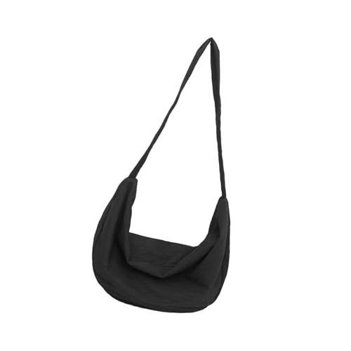 Umhängetasche im koreanischen Stil, für Damen, trendig, Knödel, Crossbody, Pendeln, große Kapazität, Messenger, Damen, Knödel, trendig, koreanischer Stil, Crossbody, Einkaufen, Schwarz , One Size von Uqezagpa