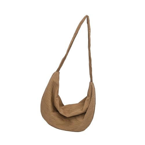 Umhängetasche im koreanischen Stil, für Damen, trendig, Knödel, Crossbody, Pendeln, große Kapazität, Messenger, Damen, Knödel, trendig, koreanischer Stil, Crossbody, Einkaufen, khaki, One Size von Uqezagpa