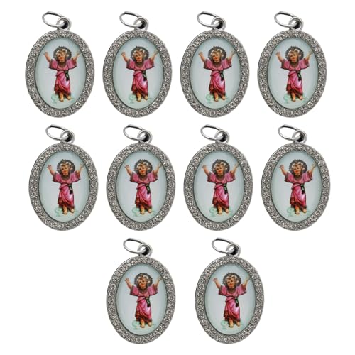 Uqezagpa 10 x religiöse ovale Anhänger, Charm-Figur, Metallanhänger für Halsketten, Schlüsselanhänger, Schmuck, 3.6x2.5cm, Metalllegierung Uqezagpa 10 x religiöse ovale Anhänger, Charm-Figur, Metallanhänger für Halsketten, Schlüsselanhänger, Schmuck, 3.6x2.5cm, Metalllegierung von Uqezagpa