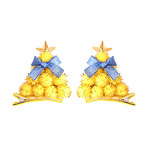 Uqezagpa 2 x Weihnachts-Haarspangen, Baum-Haarnadeln, Schaumstoff-Haarspangen, Party-Kopfschmuck für Mädchen, Kinder, Frauen Uqezagpa 2 x Weihnachts-Haarspangen, Baum-Haarnadeln, Schaumstoff-Haarspangen, Party-Kopfschmuck für Mädchen, Kinder, Frauen von Uqezagpa