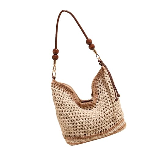 Uqezagpa All-Matching-Umhängetasche für Damen, lässige Handtasche, Stroh, Strandtasche, Schultertasche, große Kapazität, Messenger, Alltag, Damen, Strand, große Kapazität, Schultertasche, tägliche Uqezagpa All-Matching-Umhängetasche für Damen, lässige Handtasche, Stroh, Strandtasche, Schultertasche, große Kapazität, Messenger, Alltag, Damen, Strand, große Kapazität, Schultertasche, tägliche von Uqezagpa