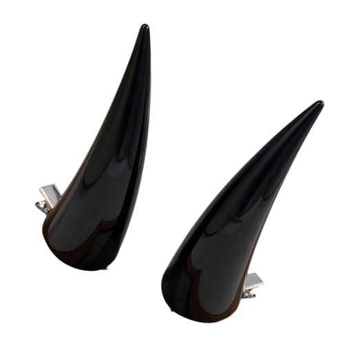 Uqezagpa Anime Haarspange Power Halloween Horn Flat Clip Halloween Haarnadel Power Elegante Haarspange von Uqezagpa