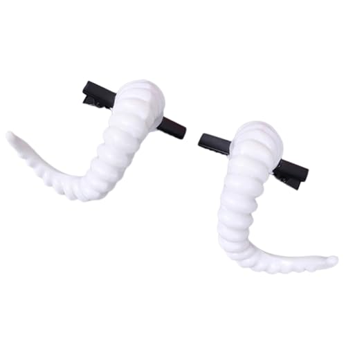 Uqezagpa Anime Haarspange Power Halloween Horn Flat Clip Halloween Haarnadel Power Elegante Haarspange von Uqezagpa