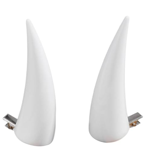 Uqezagpa Anime Haarspange Power Halloween Horn Flat Clip Halloween Haarnadel Power Elegante Haarspange von Uqezagpa