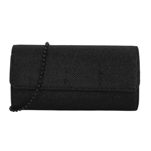 Uqezagpa Anspruchsvolle Abendtasche, Schultertasche, Perlenkette, Handtasche, ein Statement für Hochzeiten, Partys und Versammlungen, Hochzeitstasche, Schwarz , One Size Uqezagpa Anspruchsvolle Abendtasche, Schultertasche, Perlenkette, Handtasche, ein Statement für Hochzeiten, Partys und Versammlungen, Hochzeitstasche, Schwarz , One Size von Uqezagpa