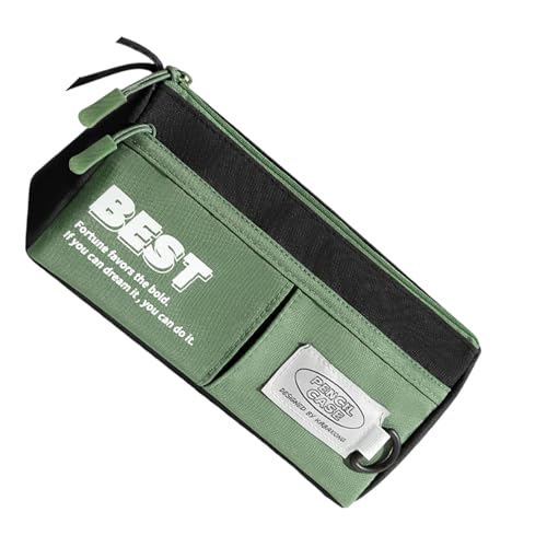 Uqezagpa Bleistiftbeutel Mit Großer Kapazität Stiftung Stationeries Aufbewahrungstasche Student Multifunktionaler Fachstifte Hülle Stifthaltertasche von Uqezagpa