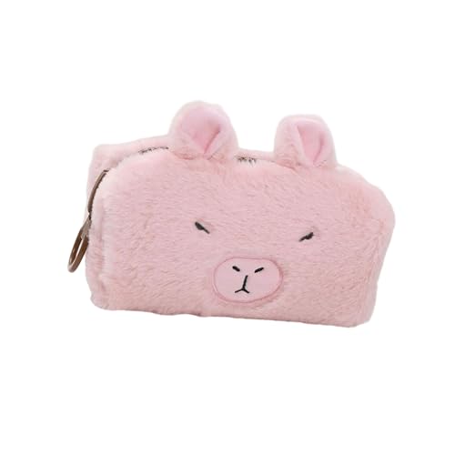 Uqezagpa Cartoon Plüsch Stiftbeutel Große Kapazität Bleistift Hülle Tragbare Stiftbeutel Organisatoren Reisen Make Up Tasche Für Frauen Girl Stoff Bleistift Gehäuse von Uqezagpa