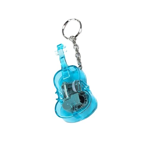 Uqezagpa Charm Kleine Violine Spieluhr Anhänger Acryl Dekorativer Anhänger Musikschmuck Acryl Textur für Musikbegeisterte Musikschmuck, Einheitsgröße, Wie beschrieben, Wie beschrieben von Uqezagpa