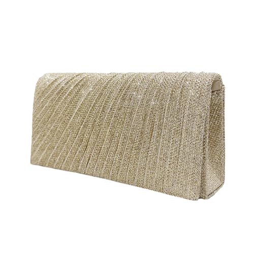 Uqezagpa Clutch-Geldbörsen, funkelnde Party-Handtasche, modisch, Abend-Clutch, Party, Hochzeit, Handtasche mit Kette, funkelnde, abnehmbare Kette, elegantes Hochzeitsaccessoire, champagnerfarben, One Uqezagpa Clutch-Geldbörsen, funkelnde Party-Handtasche, modisch, Abend-Clutch, Party, Hochzeit, Handtasche mit Kette, funkelnde, abnehmbare Kette, elegantes Hochzeitsaccessoire, champagnerfarben, One von Uqezagpa
