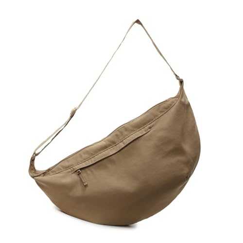 Uqezagpa Crescents Tasche Crossbody Bag Slings Geldbörsen für Damen Herren Trendy Slouchy Dumpling Taschen Halbmond Form Schulter Damen Slings Crossbody Taschen Große Schulter Shopping Hoboes, khaki Uqezagpa Crescents Tasche Crossbody Bag Slings Geldbörsen für Damen Herren Trendy Slouchy Dumpling Taschen Halbmond Form Schulter Damen Slings Crossbody Taschen Große Schulter Shopping Hoboes, khaki von Uqezagpa