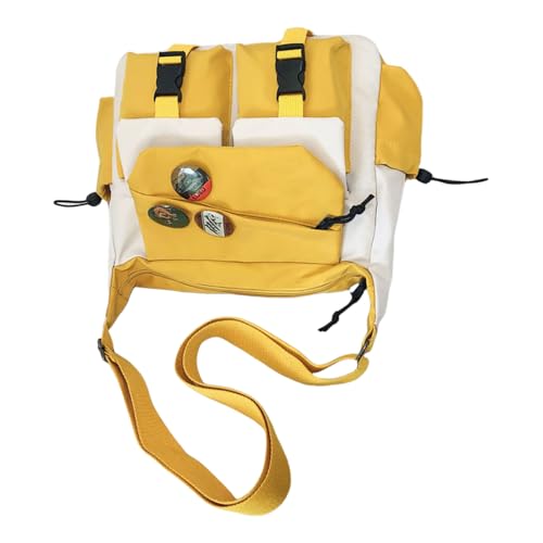 Uqezagpa Crossbody-Tasche für Damen und Herren, Fannys Pack, Massager-Tasche, Hoboes, leichte Reisetasche, Schulter-Geschenke, Damen-Umhängetasche, große Schultertasche, Einkaufstasche, Hoboes, Gelb Uqezagpa Crossbody-Tasche für Damen und Herren, Fannys Pack, Massager-Tasche, Hoboes, leichte Reisetasche, Schulter-Geschenke, Damen-Umhängetasche, große Schultertasche, Einkaufstasche, Hoboes, Gelb von Uqezagpa