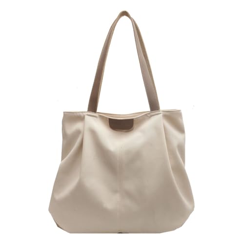 Uqezagpa Damen Große Kapazität Canvas Tasche Schultertaschen Funktionelle und praktische Handtasche für Arbeit Schule und Reisen Frauen Handtasche, beige, One Size Uqezagpa Damen Große Kapazität Canvas Tasche Schultertaschen Funktionelle und praktische Handtasche für Arbeit Schule und Reisen Frauen Handtasche, beige, One Size von Uqezagpa