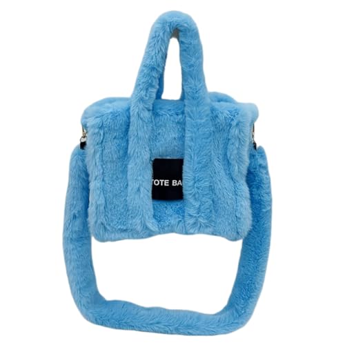 Uqezagpa Damen-Plüsch-Umhängetasche, Damen-Handtasche, Dame, Herbst, Winter, große Kapazität, Crossbody, Einkaufen, große Kapazität, für Damen, Plüsch-Schulter, Herbst, Winter, Crossbody, a, One Size Uqezagpa Damen-Plüsch-Umhängetasche, Damen-Handtasche, Dame, Herbst, Winter, große Kapazität, Crossbody, Einkaufen, große Kapazität, für Damen, Plüsch-Schulter, Herbst, Winter, Crossbody, a, One Size von Uqezagpa