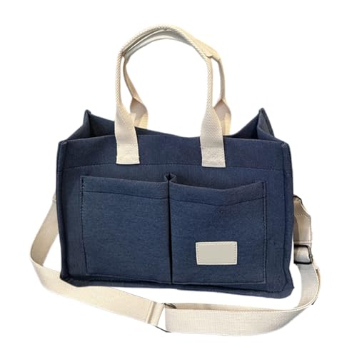 Uqezagpa Damen-Umhängetasche aus Segeltuch, großes Fassungsvermögen, Umhängetasche, Laptop, Herbst, Winter, Messenger-Handtasche für den täglichen Gebrauch, Crossbody-Tasche aus Segeltuch, Tragegriff Uqezagpa Damen-Umhängetasche aus Segeltuch, großes Fassungsvermögen, Umhängetasche, Laptop, Herbst, Winter, Messenger-Handtasche für den täglichen Gebrauch, Crossbody-Tasche aus Segeltuch, Tragegriff von Uqezagpa