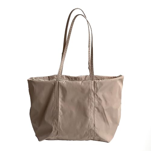 Uqezagpa Damentasche mit großem Fassungsvermögen, Schultertasche, Pendeln, Nylon, All-Matching, Einkaufen, Studenten, Schule, große Kapazität, Handtasche für Damen, passend zu Schultern, lässig von Uqezagpa