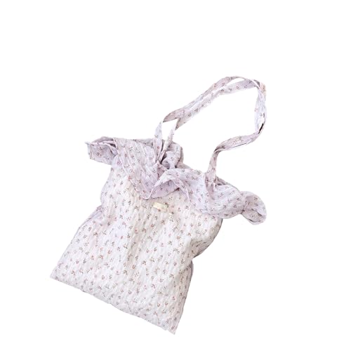 Uqezagpa Damentasche mit großem Fassungsvermögen, Schultertasche, wiederverwendbar, für Studenten, Schule, gerüscht, gewellte Achselhöhle, für Pendler, Schultern, gewellte Spitze, große Kapazität Uqezagpa Damentasche mit großem Fassungsvermögen, Schultertasche, wiederverwendbar, für Studenten, Schule, gerüscht, gewellte Achselhöhle, für Pendler, Schultern, gewellte Spitze, große Kapazität von Uqezagpa