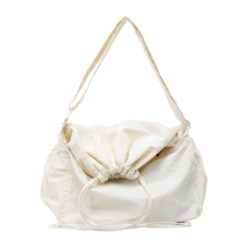 Uqezagpa Damentasche mit großem Fassungsvermögen, Umhängetasche, Pendeln, einfarbig, Schultertasche, Einkaufstasche, Kuriertasche mit Kordelzug, Messenger für Damen, Schultertasche, Umhängetasche Uqezagpa Damentasche mit großem Fassungsvermögen, Umhängetasche, Pendeln, einfarbig, Schultertasche, Einkaufstasche, Kuriertasche mit Kordelzug, Messenger für Damen, Schultertasche, Umhängetasche von Uqezagpa