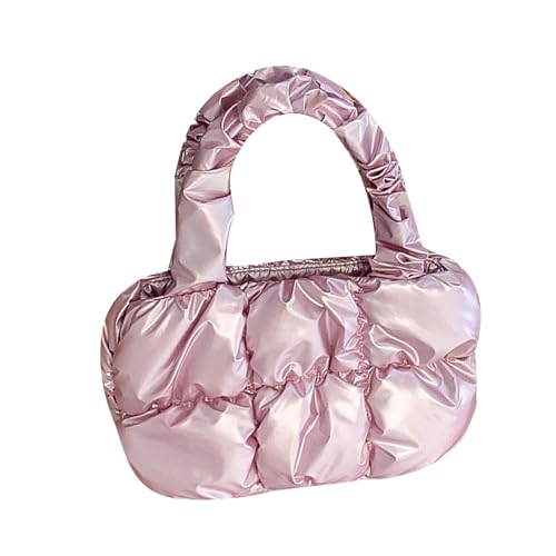 Uqezagpa Damentasche mit großem Fassungsvermögen, modische Handtasche, All-Matching-Griff oben, einfarbig, Wolken, modischer Tragegriff für Damen, einfarbig, Handtasche, passend für die Schulter, B von Uqezagpa
