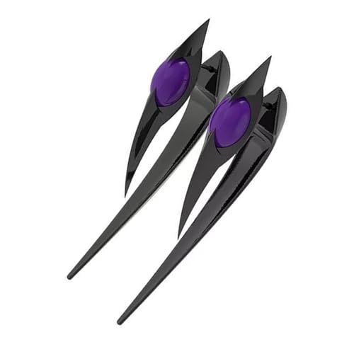 Uqezagpa Edgy Punk Rock Spikes, Ohrstecker, Legierung, Metall, Gothic-Schmuck für Männer und Frauen, Konzertparty, Length 4.4cm, Metall, Beryll von Uqezagpa