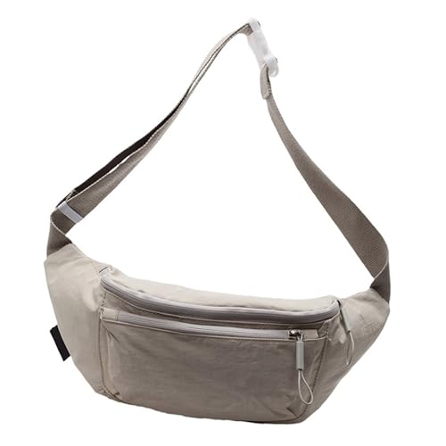 Uqezagpa Einfarbige Umhängetasche für Damen, Brusttasche, Sport, Crossbody-Tasche mit verstellbarem Riemen, praktische Reise, Damen, mit verstellbarem Riemen, Sport, Crossbody, legere Schulter, beige Uqezagpa Einfarbige Umhängetasche für Damen, Brusttasche, Sport, Crossbody-Tasche mit verstellbarem Riemen, praktische Reise, Damen, mit verstellbarem Riemen, Sport, Crossbody, legere Schulter, beige von Uqezagpa