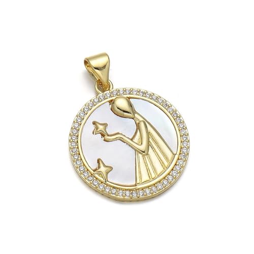 Uqezagpa Einzigartige Sternbilder Messing Charm Anhänger für einzigartige Kreation Accessoires passend für versch, Length 2.3cm Width 2cm, Kupfer von Uqezagpa