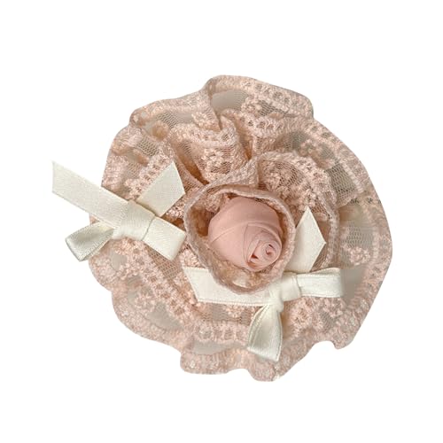 Uqezagpa Elegante Spitzenrosen-Brosche, Haarspange, schöne Haarnadel, Blume, Schmuck, elegante Anstecknadel Uqezagpa Elegante Spitzenrosen-Brosche, Haarspange, schöne Haarnadel, Blume, Schmuck, elegante Anstecknadel von Uqezagpa