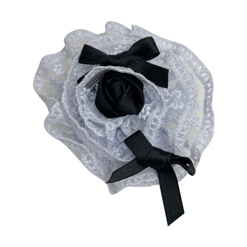 Uqezagpa Elegante Spitzenrosen-Brosche, Haarspange, schöne Haarnadel, Blume, Schmuck, elegante Anstecknadel Uqezagpa Elegante Spitzenrosen-Brosche, Haarspange, schöne Haarnadel, Blume, Schmuck, elegante Anstecknadel von Uqezagpa