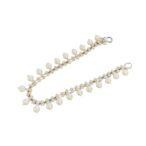 Uqezagpa Eleganter, abnehmbarer Fersenanhänger mit Perlen, stilvoller Fersenanhänger, Schuhzubehör, Perlenschmuck für Damen, Schuhverzierungen Uqezagpa Eleganter, abnehmbarer Fersenanhänger mit Perlen, stilvoller Fersenanhänger, Schuhzubehör, Perlenschmuck für Damen, Schuhverzierungen von Uqezagpa